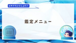鑑定メニュー(2025年12月末までのお申込み価格)